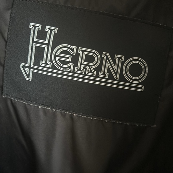 Herno Men's Coat Black size 52 - Picture 3 of 7